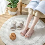 chaussons en coton respirants