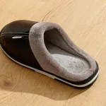 chaussons en cuir douillets pour homme