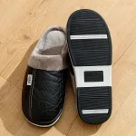 chaussons en cuir pour intérieur homme