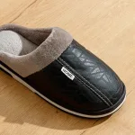 chaussons en cuir souple pour homme