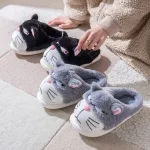 chaussons en forme de chat kawaii