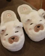 chaussons en forme de gros ours