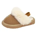 chaussons en hiver nuage fourrés