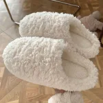 chaussons en laine douceur hivernale