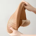 chaussons en laine douillette