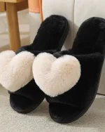 chaussons en laine femme