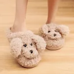 chaussons en laine toutou cosy femme