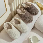 chaussons en microfibre douceur hivernale