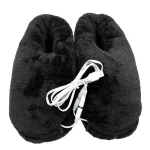 chaussons en peluche chauffants