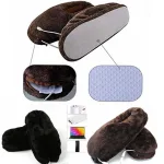 chaussons en peluche confortables