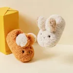 chaussons en peluche enfant cute