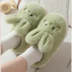 chaussons en peluche femme