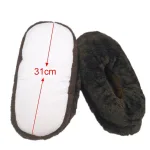 chaussons en peluche pour se réchauffer
