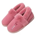 chaussons en tissu home classique