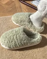chaussons en tricot à porter à la maison