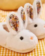 chaussons enfant design lapin fantaisie