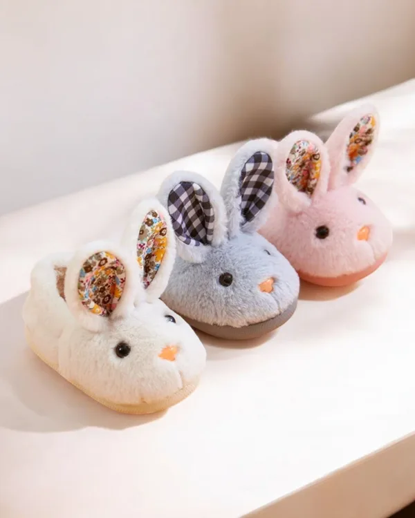 chaussons enfant lapin fantaisie
