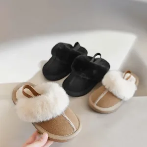 chaussons enfant nuage fourrés