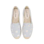 chaussons espadrilles motifs pâquerettes