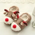 chaussons fantaisie renne de Noël