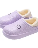 chaussons femme adaptés à la pluie