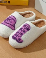 chaussons femme avec semelle antidérapante cowgirl