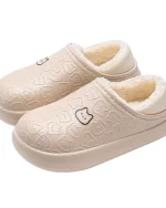 chaussons femme avec semelle imperméable