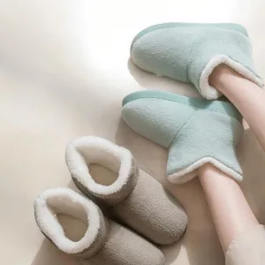 chaussons femme botte nuageuse
