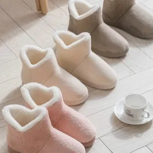chaussons femme bottes fourées