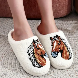 chaussons femme cheval