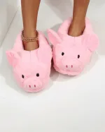 chaussons femme cochon