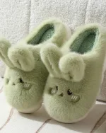 chaussons femme confort en fourrure