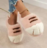 chaussons femme en peluche