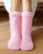 chaussons femme en tissu doux