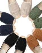 chaussons femme espadrilles bohème