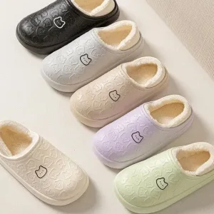 chaussons femme imperméable et confort