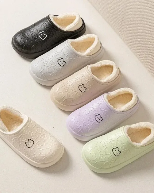 chaussons femme imperméable et confort