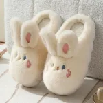 chaussons femme intérieurs oreilles de lapin