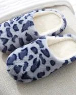 chaussons femme léopard mode