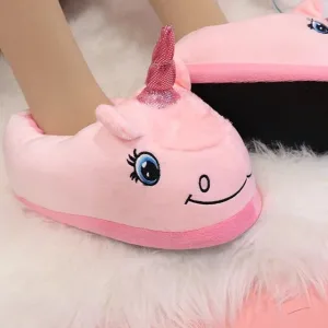 chaussons femme licorne