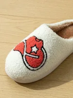 chaussons femme motif cowgirl