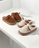 chaussons femme mouton