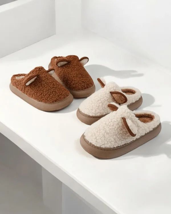 chaussons femme mouton