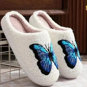 chaussons femme papillon