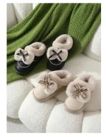 chaussons femme pour soirées d'hiver