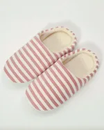 chaussons femme rayé
