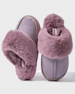 chaussons femme style léopard