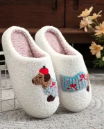 chaussons femme teckel 2