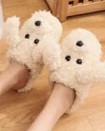 chaussons femme toutou cosy antidérapants