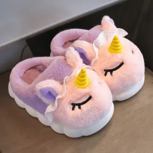 chaussons fille licorne